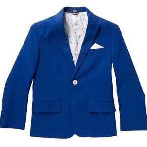 Tommy Hilfiger Stretch Harbor Saxony Blue Blazer Boys 16